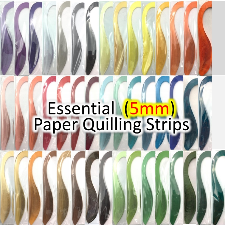 5mm 54cm PAPER QUILLING STRIPS