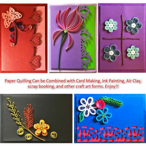 ZALING Lucky Star Paper Origami Paper Strips Quilling Paper Crafts 1030  Sheets 27 Colors