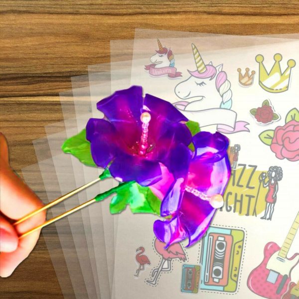 Shrink Plastic Material Package Diy Lead Heat Shrinkable Sheet Hairpin  Flower Hanging Craft Materia