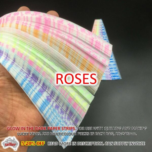  210 Sheets Luminous Origami Star Paper Strips