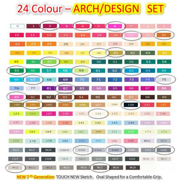 24 Copic Markers Sketch Basic Artist Set Copic Sketch Drawing -  Hong  Kong